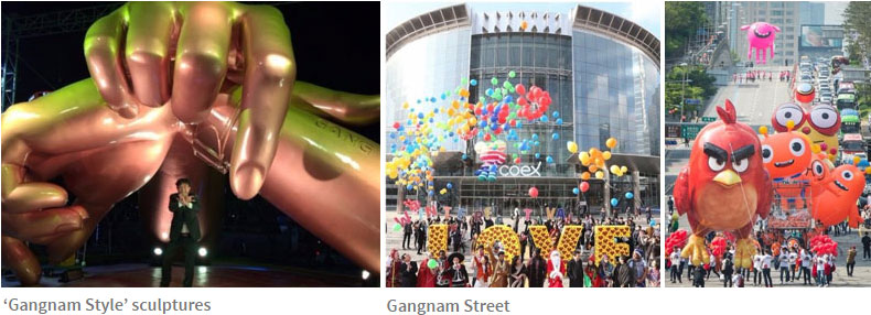 ‘Gangnam Style’ sculptures